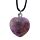Collar Piedra Curación con Forma de Corazón