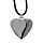Collar Piedra Curación con Forma de Corazón