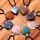 Collar Piedra Curación con Forma de Corazón