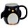 Taza de Cerámica 3D con Forma Pingüino Huddle