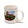 Taza de Porcelana Coche Fiat 500 Roma y Riviera