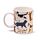Taza de Porcelana Gatos Feline Fine