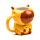 Taza de Cerámica 3d con Forma de Capibara
