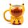 Taza de Cerámica 3d con Forma de Capibara