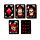Baraja de Cartas Francesa Calavera y Rosas