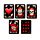 Baraja de Cartas Francesa Calavera y Rosas