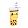Estuche de Tela Boba Té con Burbujas Foodiemals