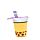 Estuche de Tela Boba Té con Burbujas Foodiemals