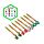 Set de 8 Bolígrafos Borrables con Tope de Silicona Minecraft