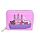 Cartera con Cremallera Gato Pusheen Halloween Pequeña