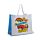 Bolsa de la Compra Reutilizable RPET Caravana Volkswagen VW T1 Camper Olas Retro