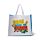 Bolsa de la Compra Reutilizable RPET Caravana Volkswagen VW T1 Camper Olas Retro