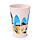 Set de 4 Vasos para Picnic RPET Caravana VW Volkswagen T1 Camper Olas