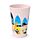 Set de 4 Vasos para Picnic RPET Caravana VW Volkswagen T1 Camper Olas
