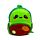 Mochila de Peluche El Aguacate Pedro Foodiemals 