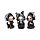 Set de 3 Figuras Mini Parca de la Muerte con Guadaña