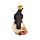 Figura Cuervo con Corona sobre una Calavera con Rosas