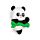Goma de Borrar Panda en Mini Caja