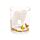 Juego de Dos Vasos de Cristal Vaca Escocesa Highland Coo 