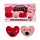 Juguete Estrujable de Peluche Queasy Squeezies Corazones Amore 