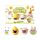 Juguete Estrujable de Peluche Queasy Squeezies Pascua Springtime