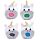 Juguete Estrujable de Peluche Queasy Squeezies Unicornio Adoracorns