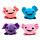 Juguete Estrujable de Peluche Queasy Squeezies Ajolote (Salamandra)