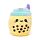 Juguete Estrujable de Peluche Queasy Squeezies Té con Burbujas Foodiemals 