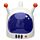 Tazón de Cerámica 3D con Forma Diseño Espacial Astronauta Space Cadet