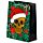 Bolsa de Regalo Navidad Calavera y Gorro Papá Noel Grande