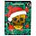 Bolsa de Regalo Navidad Calavera y Gorro Papá Noel Grande