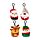 Llavero de Peluche Mini Squidglys Navidad Amigos Festivos