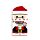 Bloc de Notas con Forma Navidad Amigos Festivos Papá Noel
