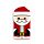 Bloc de Notas con Forma Navidad Amigos Festivos Papá Noel