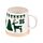Taza de Gres Navidad con Reno Verde 
