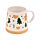 Taza de Gres Navidad con Hombre de Jengibre