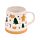 Taza de Gres Navidad con Hombre de Jengibre