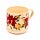 Taza de Porcelana y Posavasos Navidad Botánica 
