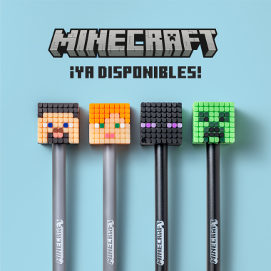 Bolígrafos Minecraft